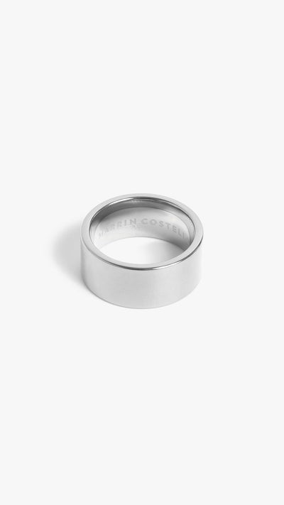 BIGGIE BAND - ceramic - silver