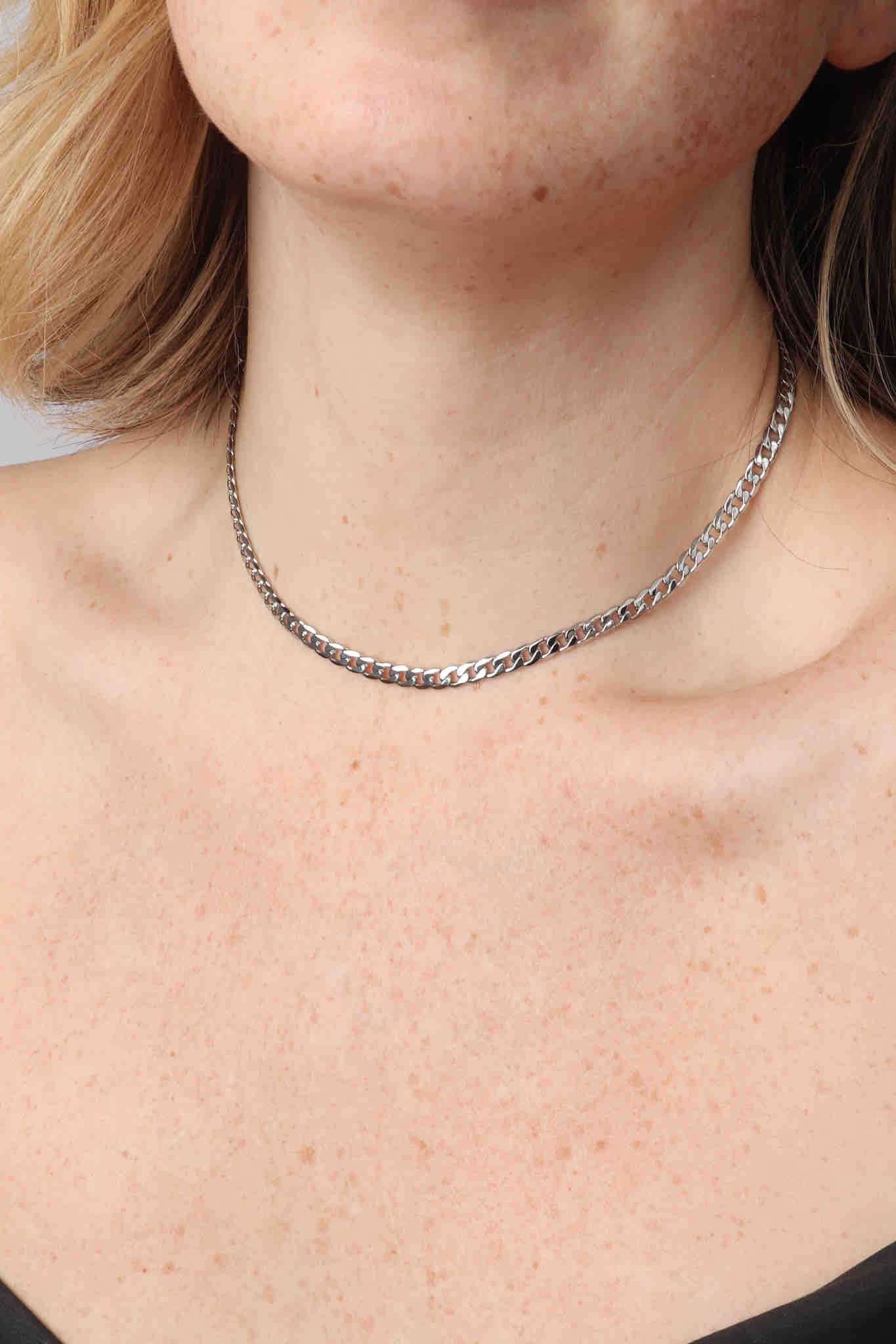 CALLIE CHOKER - silver