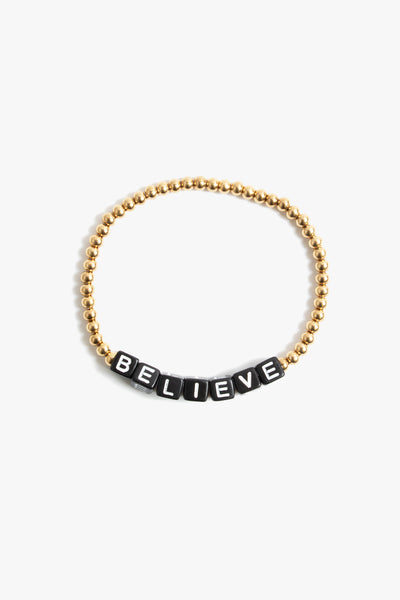 BELIEVE BRACELET - gold