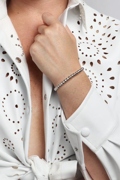 CROWN CUFF 5mm - silver