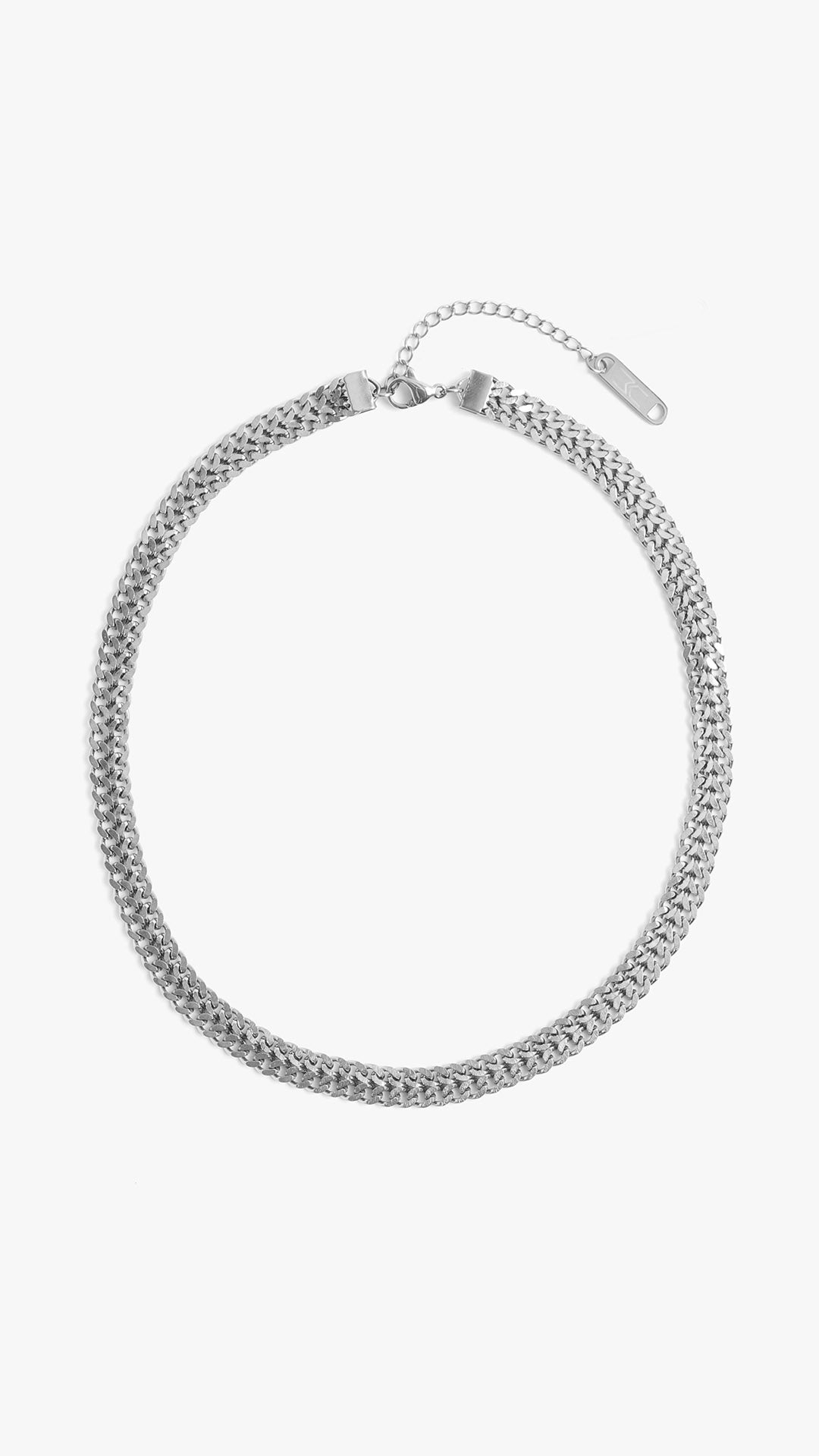 LATTICE CHOKER 1.0 - silver