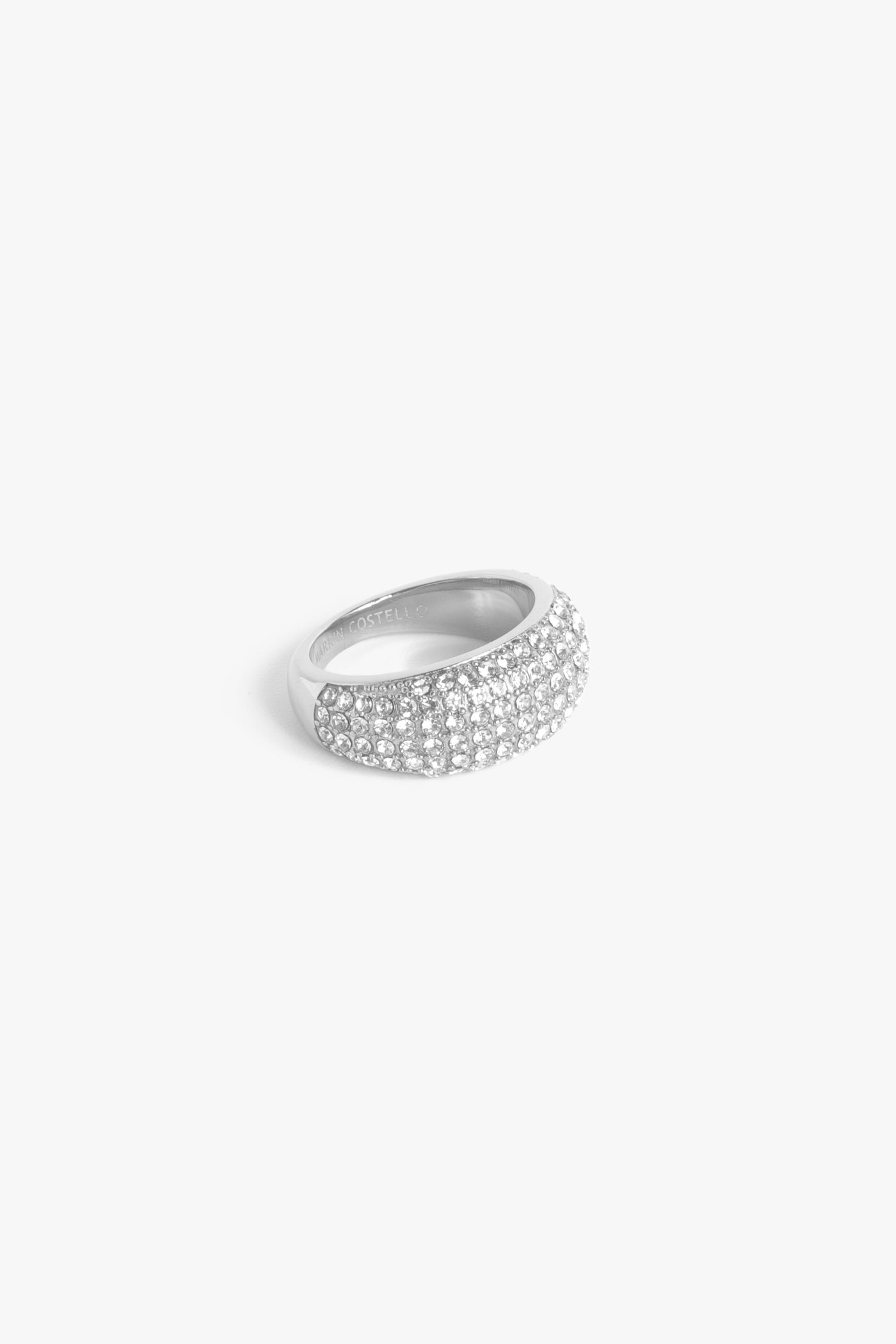 LAYLA RING 1.0 - pave - silver
