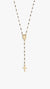 SPECKLE ROSARY - gold