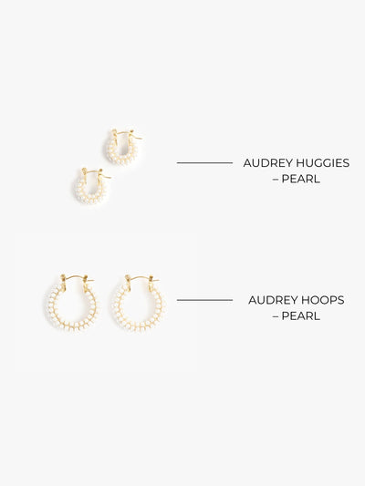 AUDREY HUGGIES - pearl