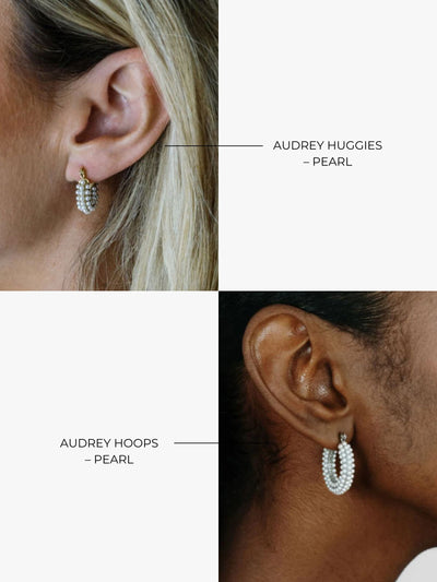 AUDREY HUGGIES - pearl