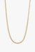 Marrin Costello Jewelry Callie 24 Inch Chain small cuban link chain with lobster clasp closure.Waterproof, sustainable, hypoallergenic. 14k gold plated stainless steel.