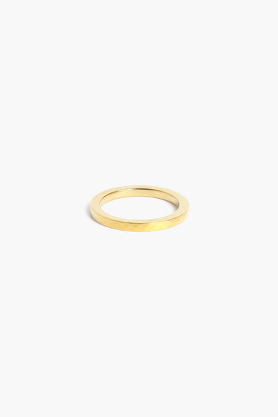 Marrin Costello Jewelry Rocky Band thing cigar band ring. Available in sizes 5 to 10. Waterproof. 14k gold plated ceramic.